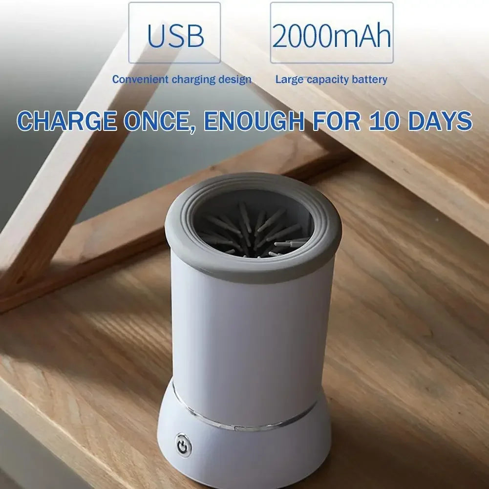 Electric Automatic Dog Paw Cleaner and Massager - USB Rechargeable Foot Washer for Small, Medium, and Large Dogs